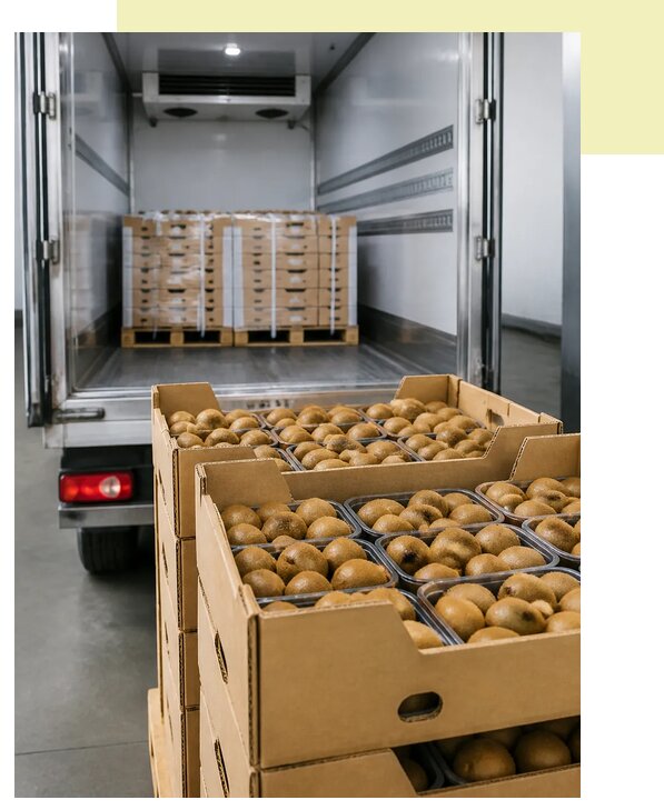 Перевозка киви в Реж рефрижератором от 5477 р. | Агросервис-Реж